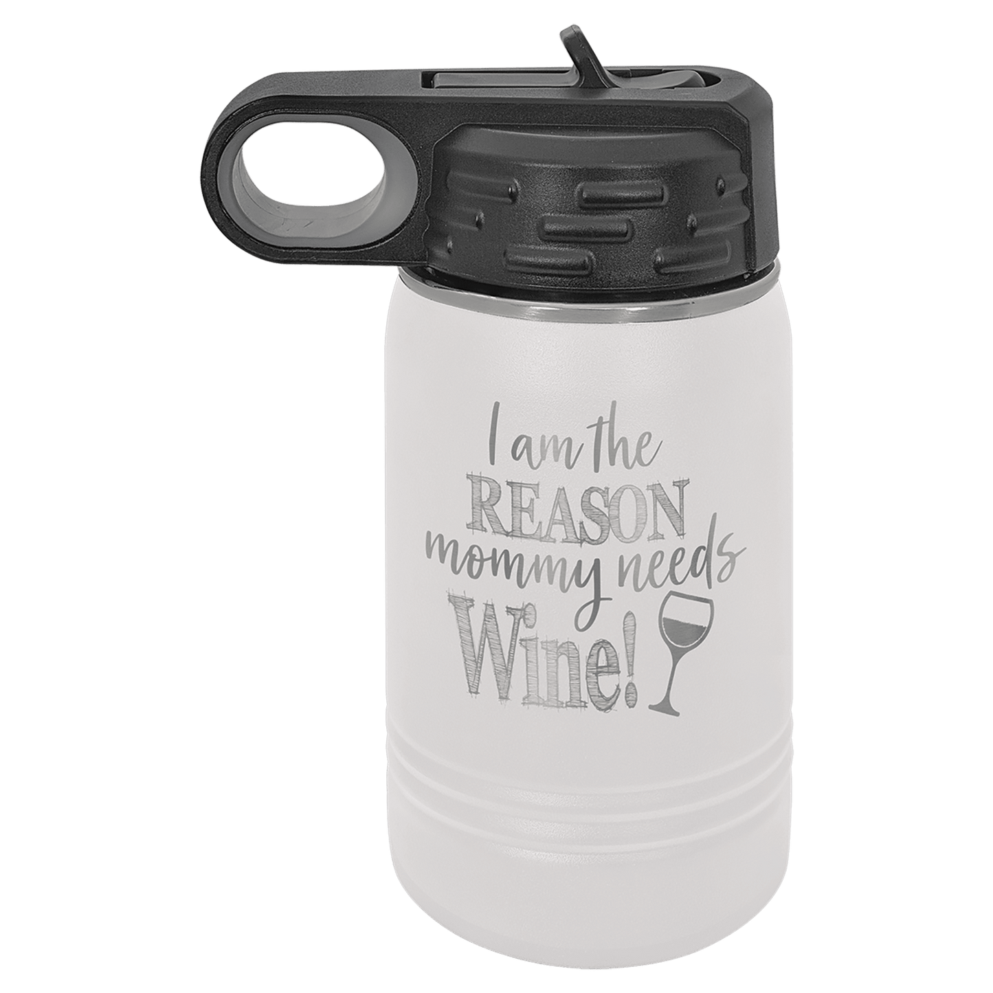 12 oz. Laser Engraved Polar Camel Water Bottle