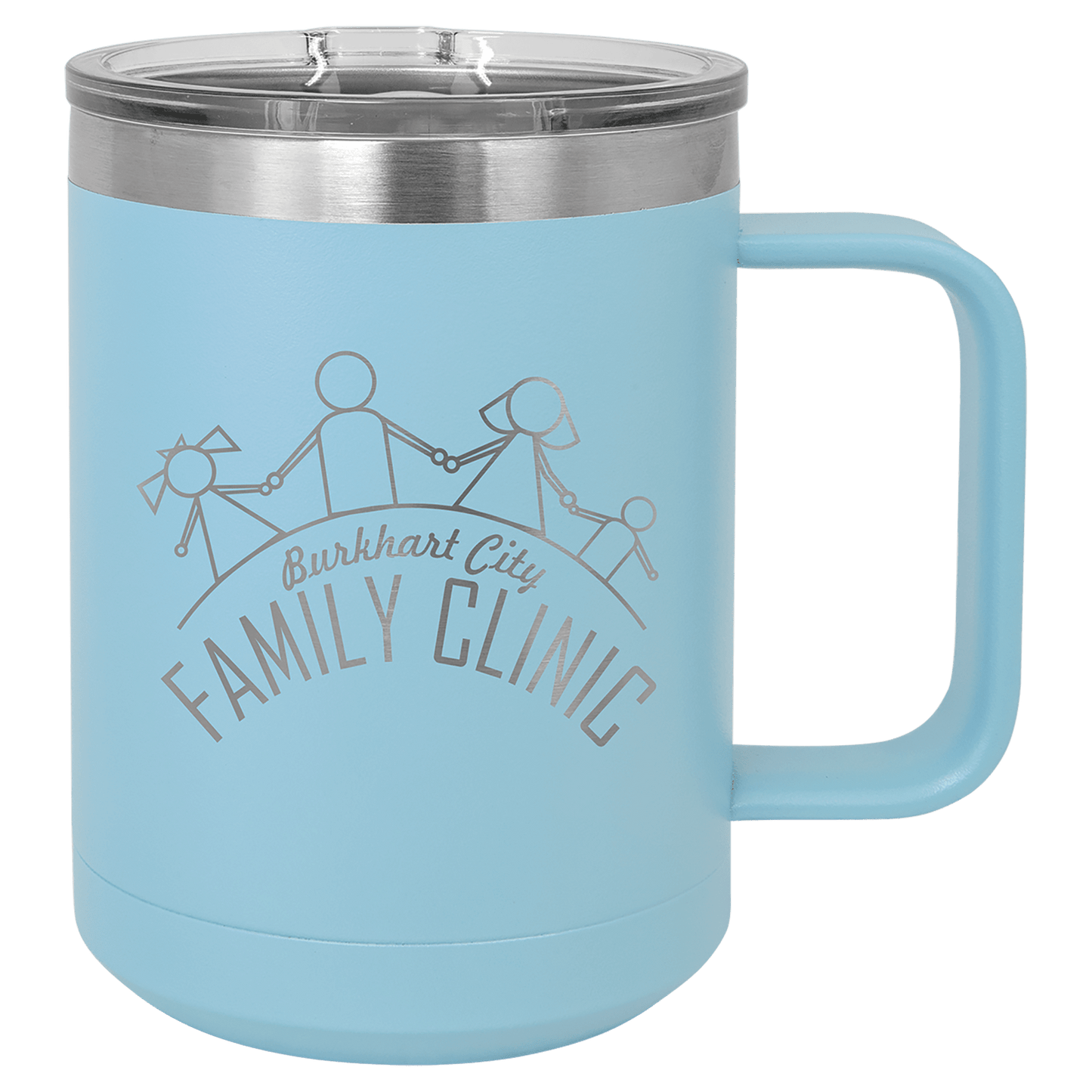 15 oz. Laser Engraved Polar Camel Vacuum Insulated Mug with Slider Lid