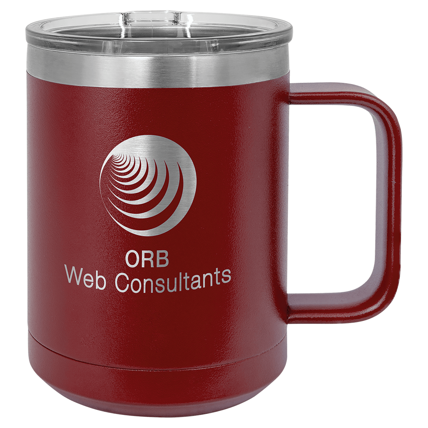 15 oz. Laser Engraved Polar Camel Vacuum Insulated Mug with Slider Lid