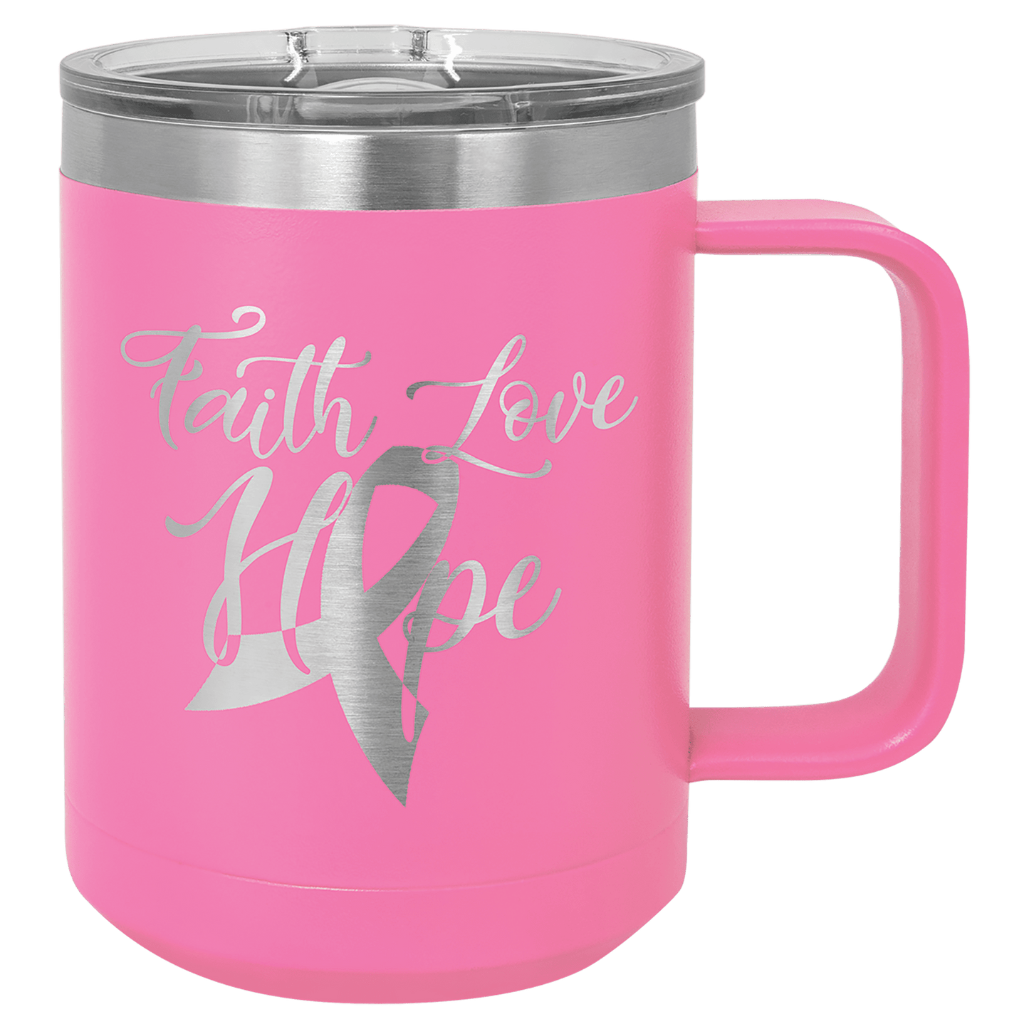 15 oz. Laser Engraved Polar Camel Vacuum Insulated Mug with Slider Lid