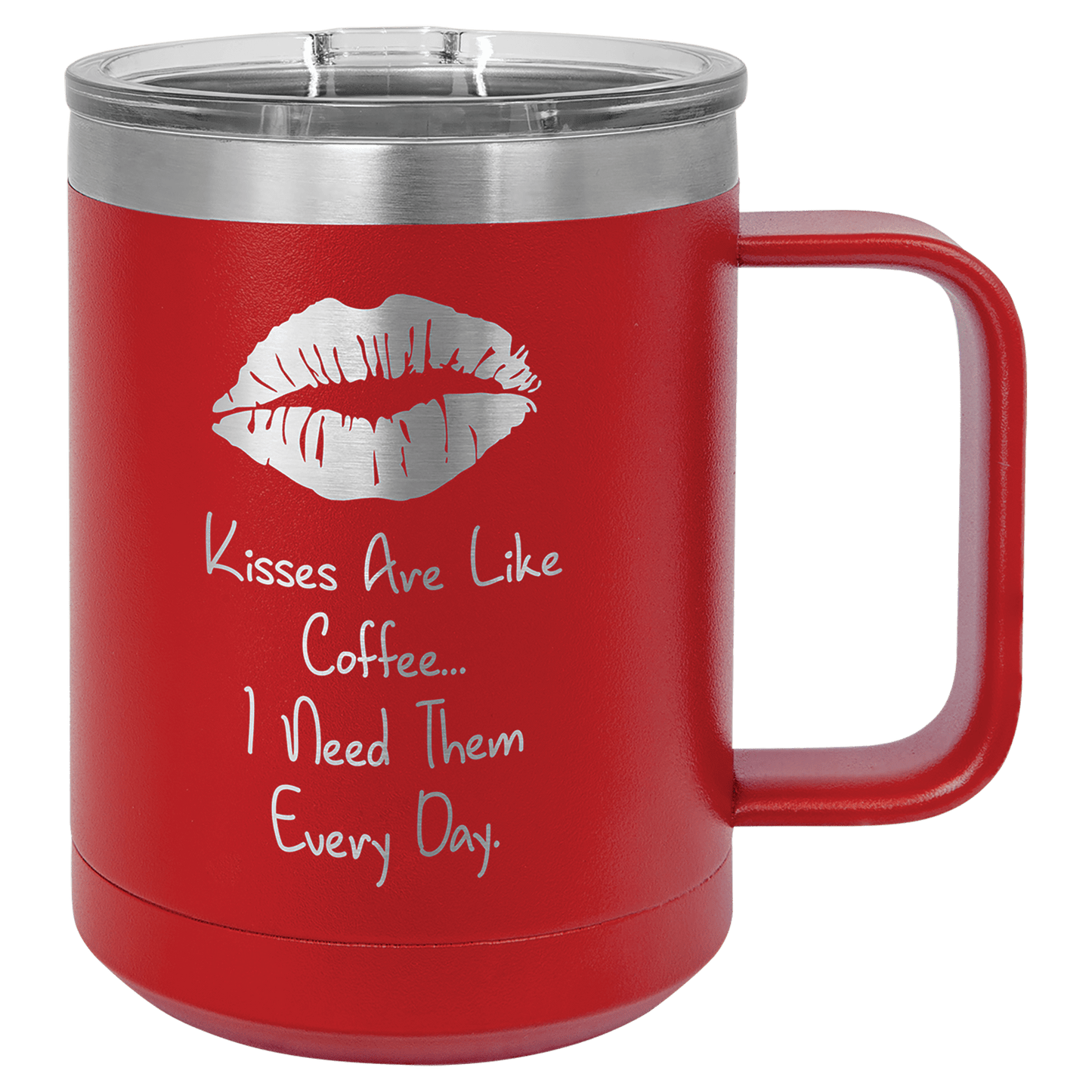 15 oz. Laser Engraved Polar Camel Vacuum Insulated Mug with Slider Lid