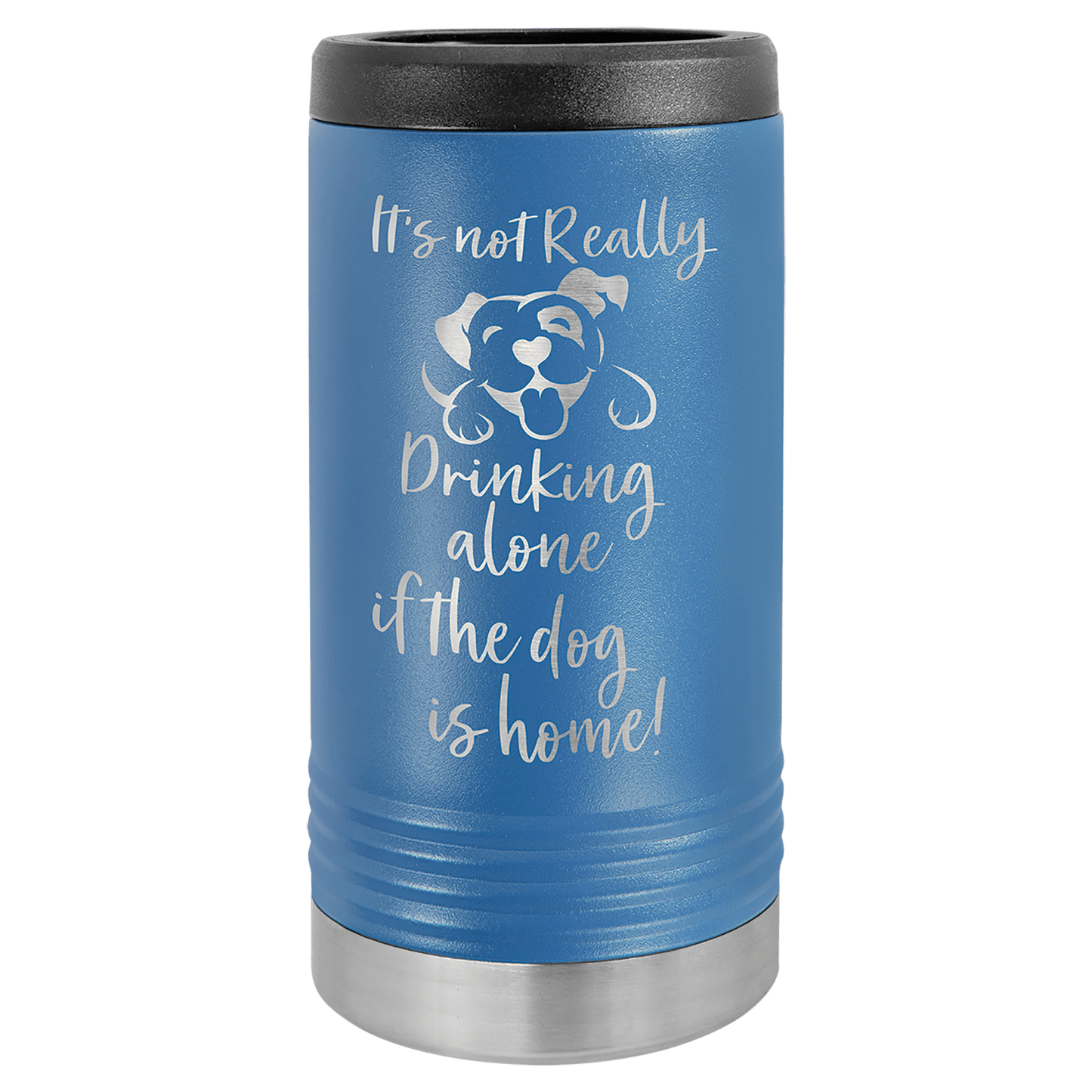 12 oz. Laser Engraved Polar Camel Slim Stainless Steel Vacuum Insulated Beverage Holder