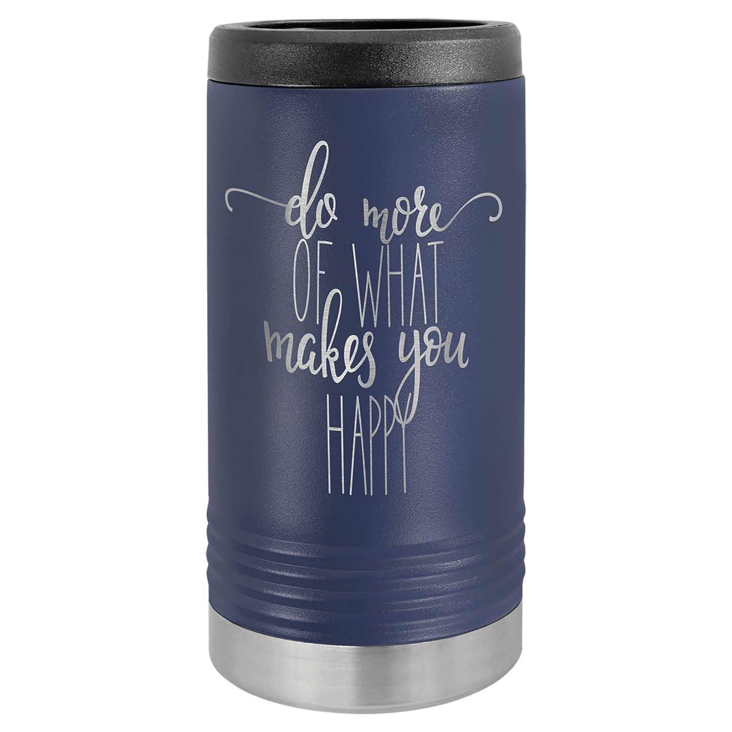 12 oz. Laser Engraved Polar Camel Slim Stainless Steel Vacuum Insulated Beverage Holder