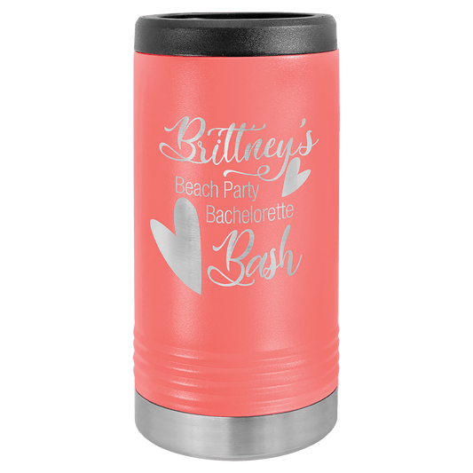 12 oz. Laser Engraved Polar Camel Slim Stainless Steel Vacuum Insulated Beverage Holder