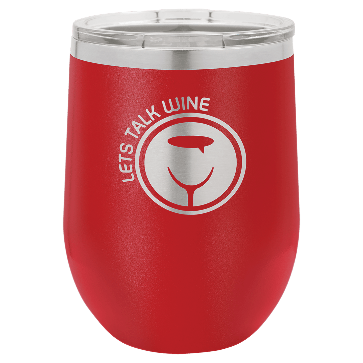 12 oz. Laser Engraved Polar Camel Stemless Wine Tumbler