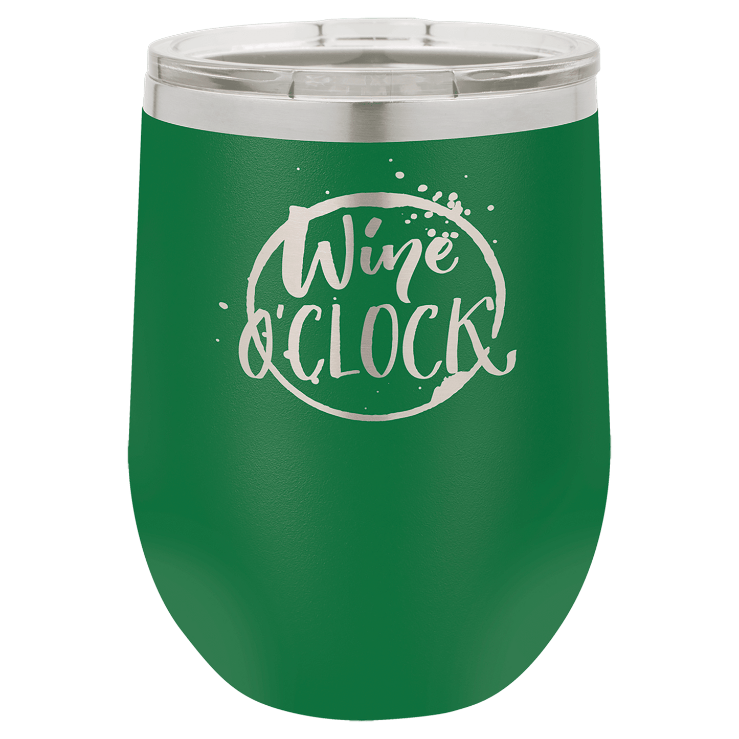 12 oz. Laser Engraved Polar Camel Stemless Wine Tumbler